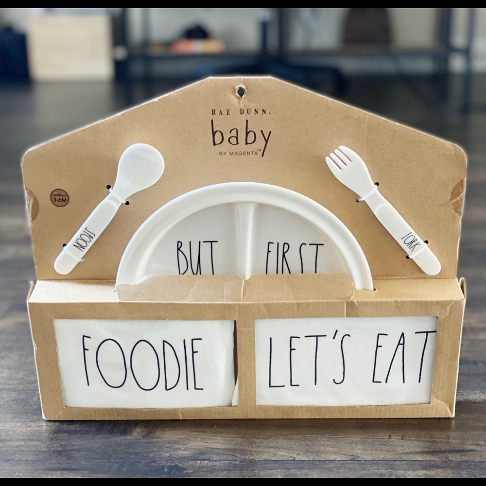Rae Dunn Baby Melamine Gift Set